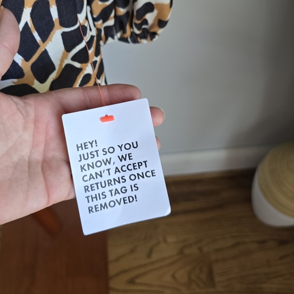 ASOS Design, New Oversized Long Blouson Sleeve Animal Print Mini Dress Size 8 - Picture 12 of 14